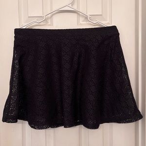 Black Lace Skirt